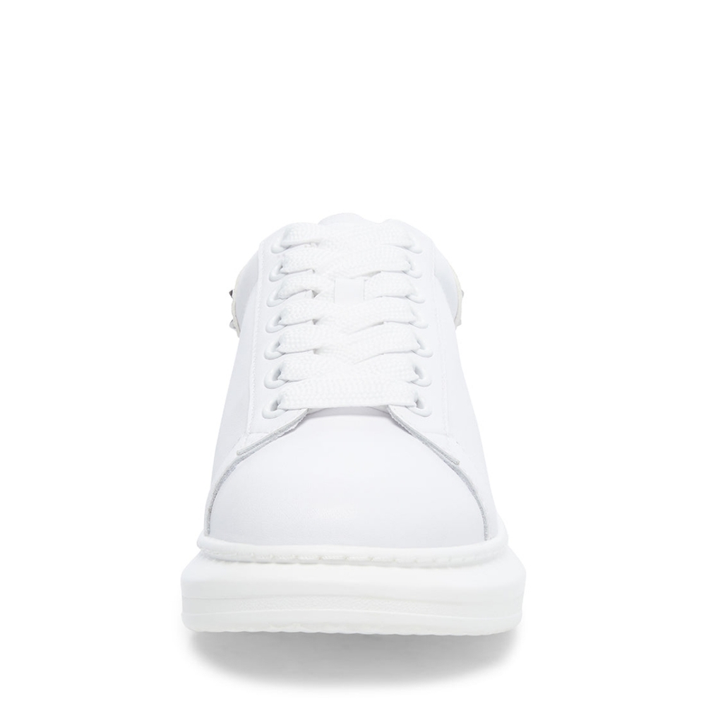 Steve Madden Frosted2 sneakers in Natural Snake.